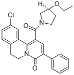 CAS#: 143943-73-1， 10-Chloro-1-[(3S)-3-Ethoxypyrrolidine-1-Carbonyl]-3-Phenyl-6,7-Dihydropyrido[6,1-a]Isoquinolin-4-One