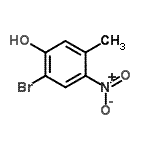 CAS 登录号：14401-60-6， 2-溴-5-甲基-4-硝基苯酚