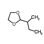 CAS 登录号：14447-25-7， 2-仲-丁基-1,3-二氧戊环