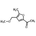 CAS 登录号：144537-70-2， 1-[4-(甲氧基甲基)-5-甲基-2-呋喃基]乙酮