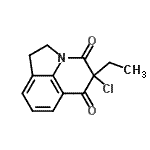 CAS 登录号：144603-37-2， 5-氯-5-乙基-1,2-二氢-4H-吡咯并[3,2,1-Ij]喹啉-4,6(5H)-二酮