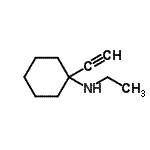 CAS 登录号：14465-49-7， N-乙基-1-乙炔基环己烷胺