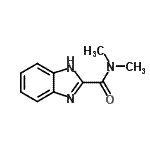 CAS 登录号：14466-73-0， N,N-二甲基-1H-苯并咪唑-2-甲酰胺