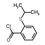 CAS 登录号：144672-61-7， 2-(异丙基硫基)苯甲酰氯