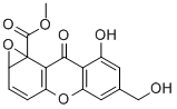 CAS 登录号：144678-18-2， 1a,9-二氢-8-羟基-6-(羟基甲基)-9-氧代-9bH-环氧乙烷并(a)氧杂蒽-9B-羧酸甲酯