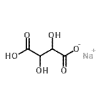 CAS 登录号：14475-11-7， 钠3-羧基-2,3-二羟基丙酸酯