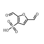 CAS 登录号：144876-21-1， 2,5-二甲酰基-3-呋喃磺酸