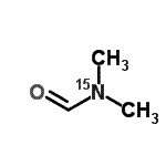 结构式 CAS# 1449-84-9, N,N-二甲基(<sup>15</sup>N)甲酰胺