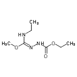 CAS#: 145028-10-0， Ethyl (2E)-2-[(Ethylamino)(Methoxy)Methylene]Hydrazinecarboxylate