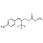 CAS 登录号：145176-42-7， 甲基5,5,5-三氟-4-[(4-甲基苯基)氨基]戊酸酯