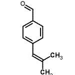 CAS 登录号：145589-31-7， 4-(2-甲基丙-1-烯基)苯甲醛