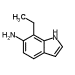 CAS 登录号：145594-45-2， 7-乙基-1H-吲哚-6-胺