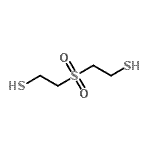 结构式 CAS# 145626-87-5, 2,2'-磺酰基二乙硫醇