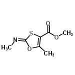 CAS#: 145627-50-5， Methyl (2E)-5-Methyl-2-(Methylimino)-1,3-Oxathiole-4-Carboxylate