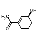 CAS 登录号：145788-50-7， 1-[(3S)-3-羟基-1-环己烯-1-基]乙酮