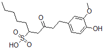 CAS#: 145937-21-9， 1-(4-Hydroxy-3-Methoxyphenyl)-3-Oxodecane-5-Sulfonic Acid