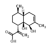 CAS 登录号：145941-07-7， 2-[(1S,4R,4aS,8R,8aR)-8,8A-二羟基-4,7-二甲基-1,2,3,4,4A,5,8,8A-八氢-1-萘基]丙烯酸
