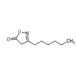 CAS 登录号：146034-01-7， 3-己基-1,2-恶唑-5(4H)-酮