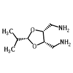CAS 登录号：146092-08-2， [(2S,4R,5S)-2-异丙基-1,3-二氧戊环-4,5-二基]二甲胺