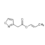 CAS 登录号：146098-65-9， (1E)-1-丙烯-1-基1,2-恶唑-3-基乙酸酯