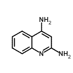 CAS 登录号：146136-78-9， 2,4-喹啉二胺