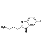 CAS 登录号：146350-85-8， 2-丁基-5-氟-1H-苯并咪唑
