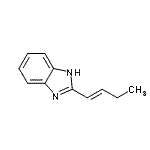 CAS 登录号：146350-89-2， 2-[(E)-丁-1-烯基]-1H-苯并咪唑