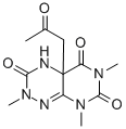 CAS 登录号：146406-84-0， 2,6,8-三甲基-4alpha-(2-氧代丙基)-4H-嘧啶并[5,6-e][1,2,4]三嗪-3,5,7-三酮