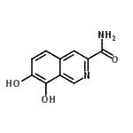 CAS 登录号：146515-43-7， 7,8-二羟基-3-异喹啉甲酰胺