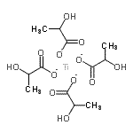 CAS 登录号：14678-53-6， 钛(4+)四(2-羟基丙酸酯)