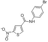 CAS 登录号：146795-41-7， N-(4-溴苯基)-5-硝基噻吩-3-甲酰胺