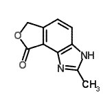 CAS#: 146850-12-6， 2-Methyl-3,6-Dihydro-8H-Furo[3,4-e]Benzimidazol-8-One