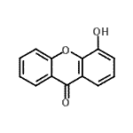 CAS 登录号：14686-63-6， 4-羟基-9H-氧杂蒽-9-酮