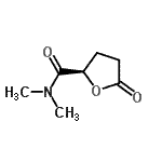 CAS 登录号：146917-06-8， (2R)-N,N-二甲基-5-氧代四氢-2-呋喃甲酰胺