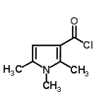 CAS 登录号：147057-79-2， 1,2,5-三甲基-1H-吡咯-3-甲酰氯