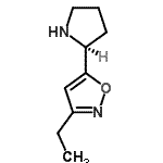 CAS 登录号：147402-55-9， 3-乙基-5-[(2S)-2-吡咯烷基]-1,2-恶唑