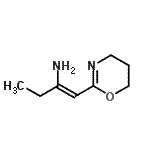 CAS#: 147411-54-9， (1Z)-1-(5,6-Dihydro-4H-1,3-Oxazin-2-Yl)-1-Buten-2-Amine