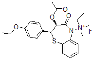 CAS#: 147511-30-6， [(2S,3S)-3-Acetyloxy-2-(4-Ethoxyphenyl)-4-Oxo-2,3-Dihydro-1,5-Benzothiazepin-5-Yl]-Ethyl-Dimethylazanium Iodide