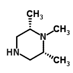 结构式 CAS# 147539-61-5, (2R,6S)-1,2,6-三甲基哌嗪