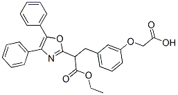 CAS 登录号：147593-96-2， 2-[3-[2-[4,5-二(苯基)-1,3-恶唑-2-基]-3-乙氧基-3-氧代丙基]苯氧基]乙酸