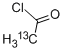 结构式 CAS# 14770-40-2, 乙酰氯(2-13C)