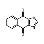 CAS 登录号：14770-63-9， 萘并[2,3-d][1,3]噻唑-4,9-二酮