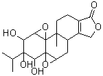 CAS 登录号：147852-78-6， (1aS,1bS,6bS,7aS,8aS,9R,10S,11S,11aS)-9,10,11-三羟基-10-异丙基-1B-甲基-1B,3,6,6B,7,7A,9,10,11,11A-十氢二环氧乙烷并[8A,9:4B,5]菲并[1,2-c]呋喃-4(2H)-酮
