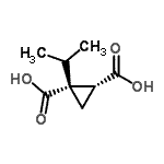 CAS 登录号：148261-92-1， (1R,2R)-1-异丙基-1,2-环丙烷二甲酸