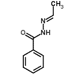 CAS 登录号：14850-81-8， N'-[(1E)-亚乙基]苯甲酰肼
