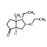 CAS#: 148694-09-1， (3aS,4S,5R,6aR)-5-Ethoxy-4-Ethyl-3A-Methylhexahydro-1(2H)-Pentalenone