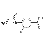 CAS 登录号：149093-40-3， 4-(丙烯酰氨基)-3-羟基苯甲酸