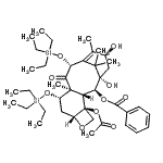 CAS 登录号：149107-84-6， 7,10-二[O-(三乙基硅烷基)]-10-去乙酰基浆果赤霉素III