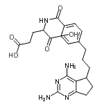 CAS#: 149325-95-1， N-{4-[3-(2,4-Diamino-6,7-Dihydro-5H-Cyclopenta[d]Pyrimidin-5-Yl)Propyl]Benzoyl}Glutamic Acid