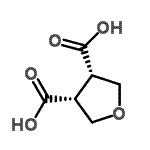 CAS 登录号：149429-49-2， (3R,4S)-四氢-3,4-呋喃二甲酸